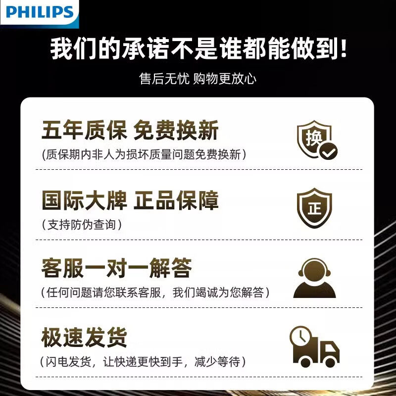 Philips USB Flash Drive Official Genuine Product 128g Large Capacity Typec Dual Interface Dual-Use Mini USB Flash Drive for Mobile Phones and Computers