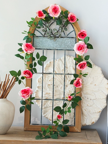 Продукты закупок имитировать розовые лозы, искусственные цветы, пластиковые виноградные лозы, трубки с кондиционером, обмотки виноградных лоз, блокировка потолочных полосовых растений