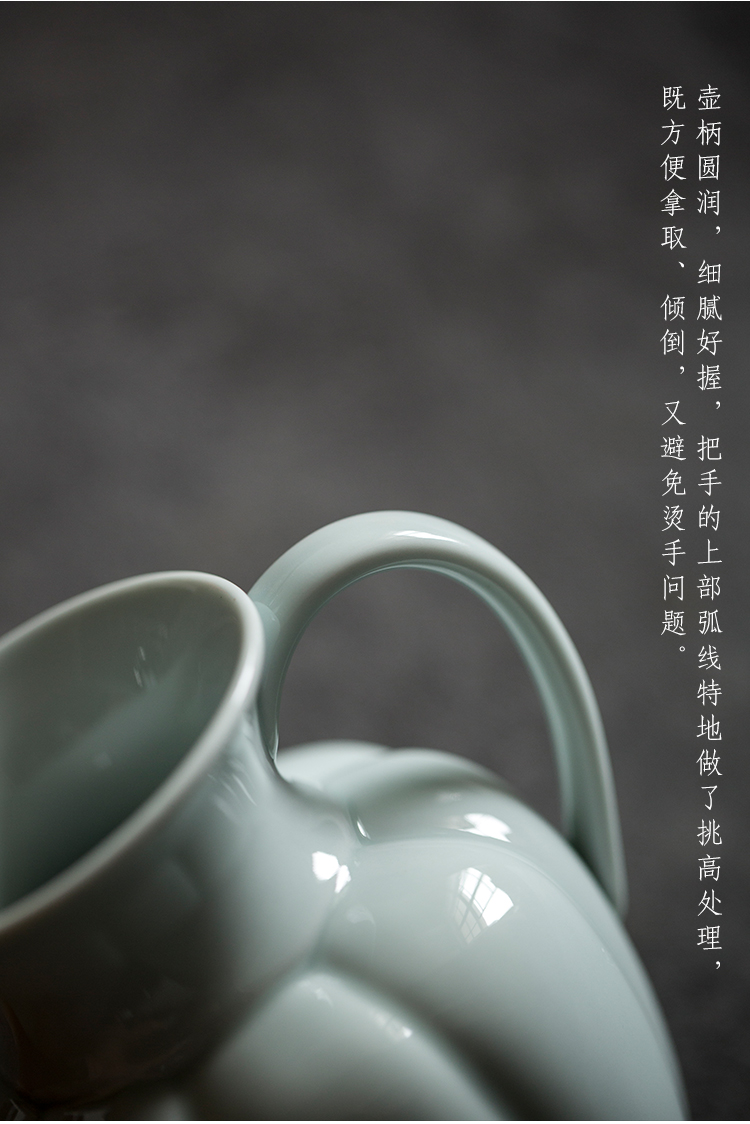 Dream ShuYu rhyme shadow tsing kung fu tea cup hot ceramic fair keller single proof points of tea, Japanese celadon