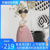 Jingdian Komi Life Jia Xiaogou White Night Fairy Tale Thin Cloud Cat Creative Living Room Decoration Sculpture Art