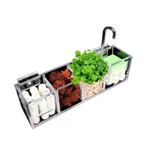 Фильтр рыбного танка капли фильтруют аквариум небольшая круговая вода домашняя стена -настенный водопад на стене.