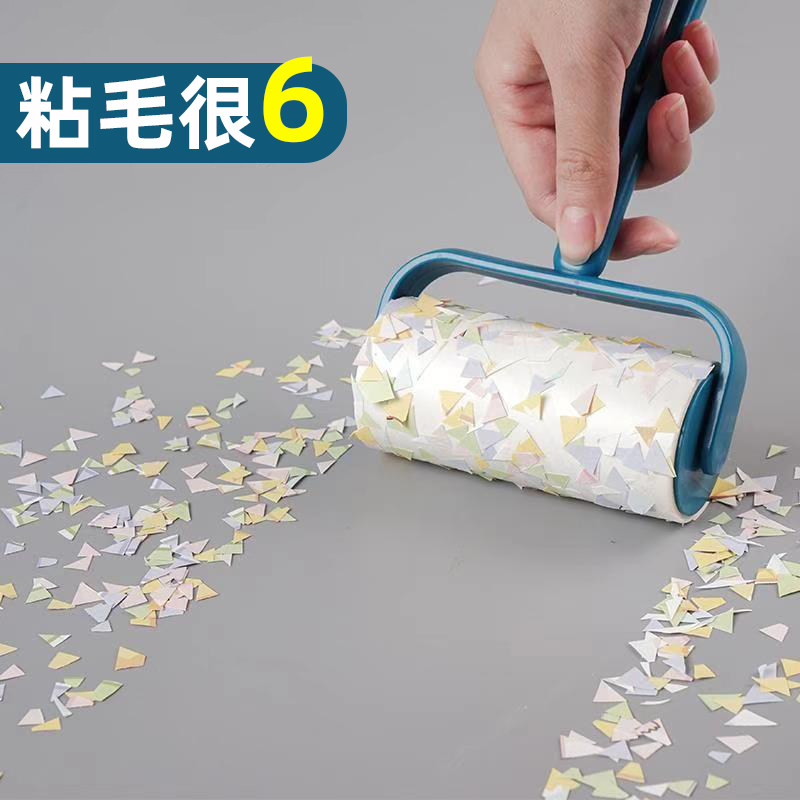 Sticky hair cleaning sweaters Strong clothing wheels roll sticky dust paper anti-sticky hair artifact clothes hair loss hair removal wrap hair