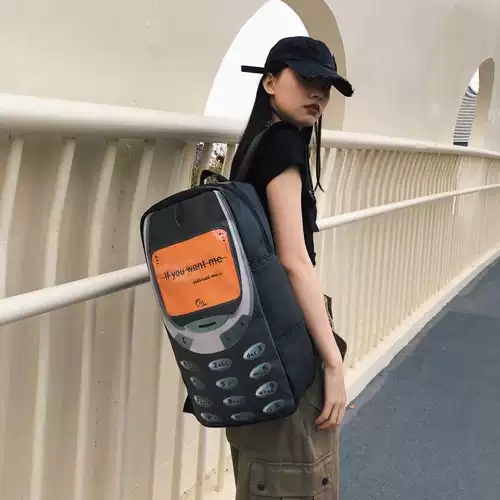 Креативный небольшой дизайнерский высококачественный школьный рюкзак, сумка через плечо, тренд сезона, подходит для подростков, подходит для студента