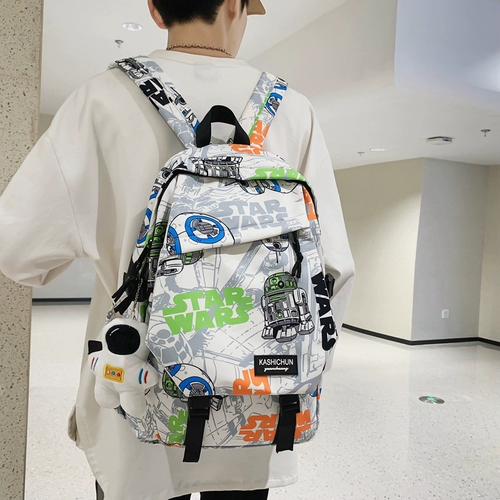 Ранец, трендовый рюкзак, для средней школы, подходит для студента