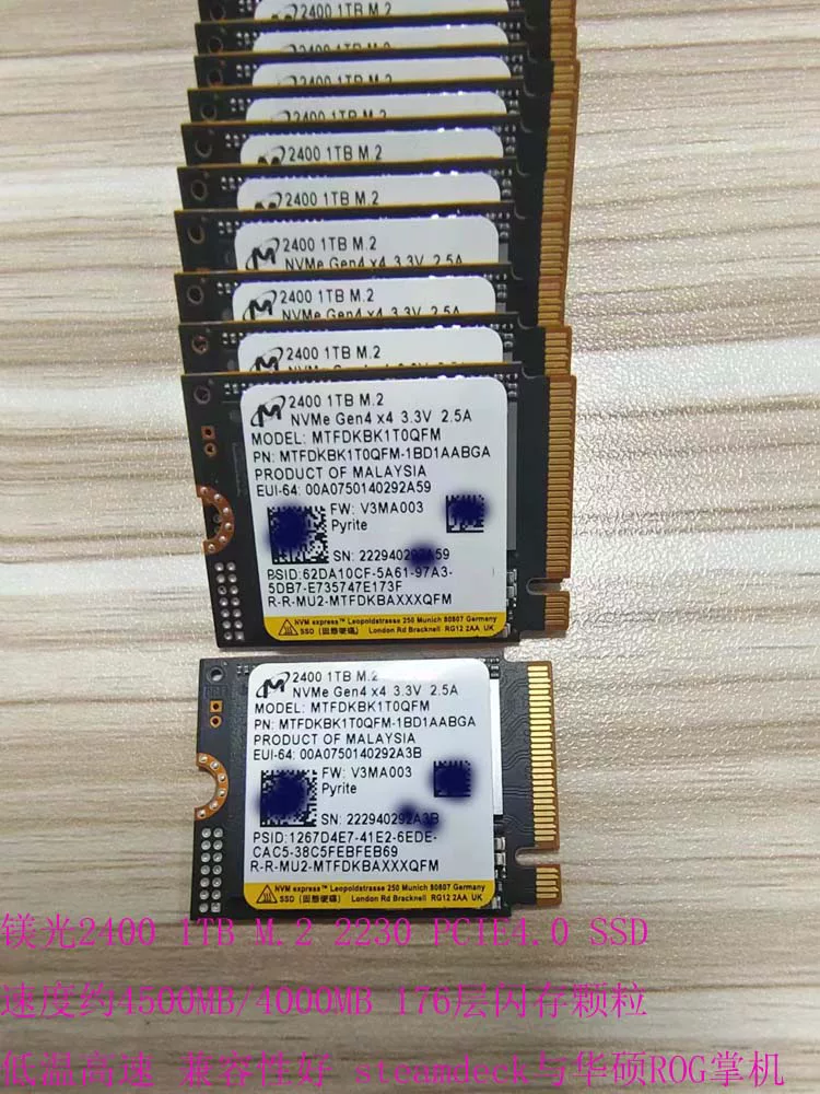Магний 2400 2T 1T 2230 SSD жесткий диск ттп для ROG Handheld Ally чем WD SN740 2T низкотемпературный