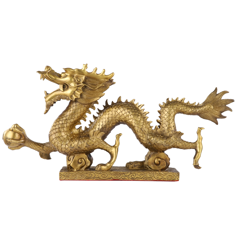 五爪龍 置物 本水晶 銅製 風水 開運 金運 骨董 インテリア