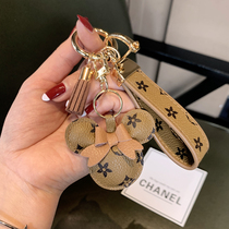 Fashion car key chain pendant female Mercedes Benz BMW Audi high-end car key chain ladies bag pendant