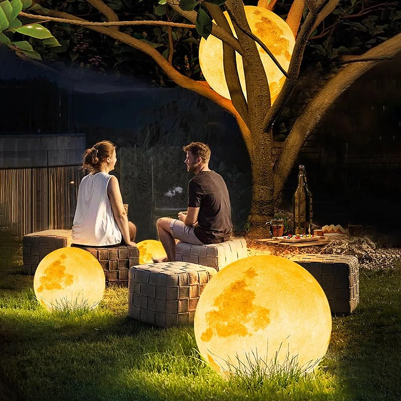 Outdoor moon lights garden lights solar lights lawn lights moon lights villa mood lights garden decoration lamp floor lights