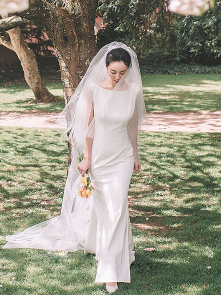 Wedding dress, french style, lace dress