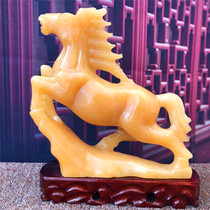 Jade 12 Zodiac horse ornaments immediately make a fortune living room home wine cabinet porch TV cabinet fortune decorations