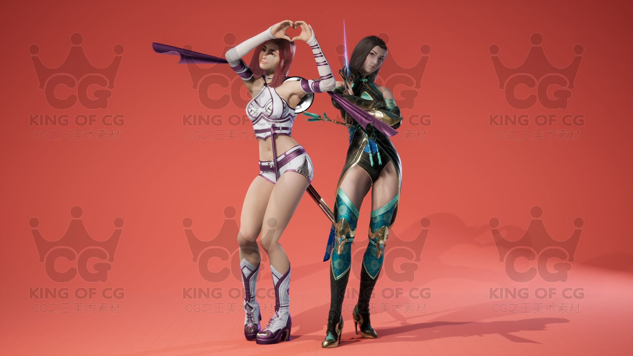 图片[3]-UE4虚幻引擎渲染模板灯光摄像后期场景游戏环境人物角色展示效果-cg男孩