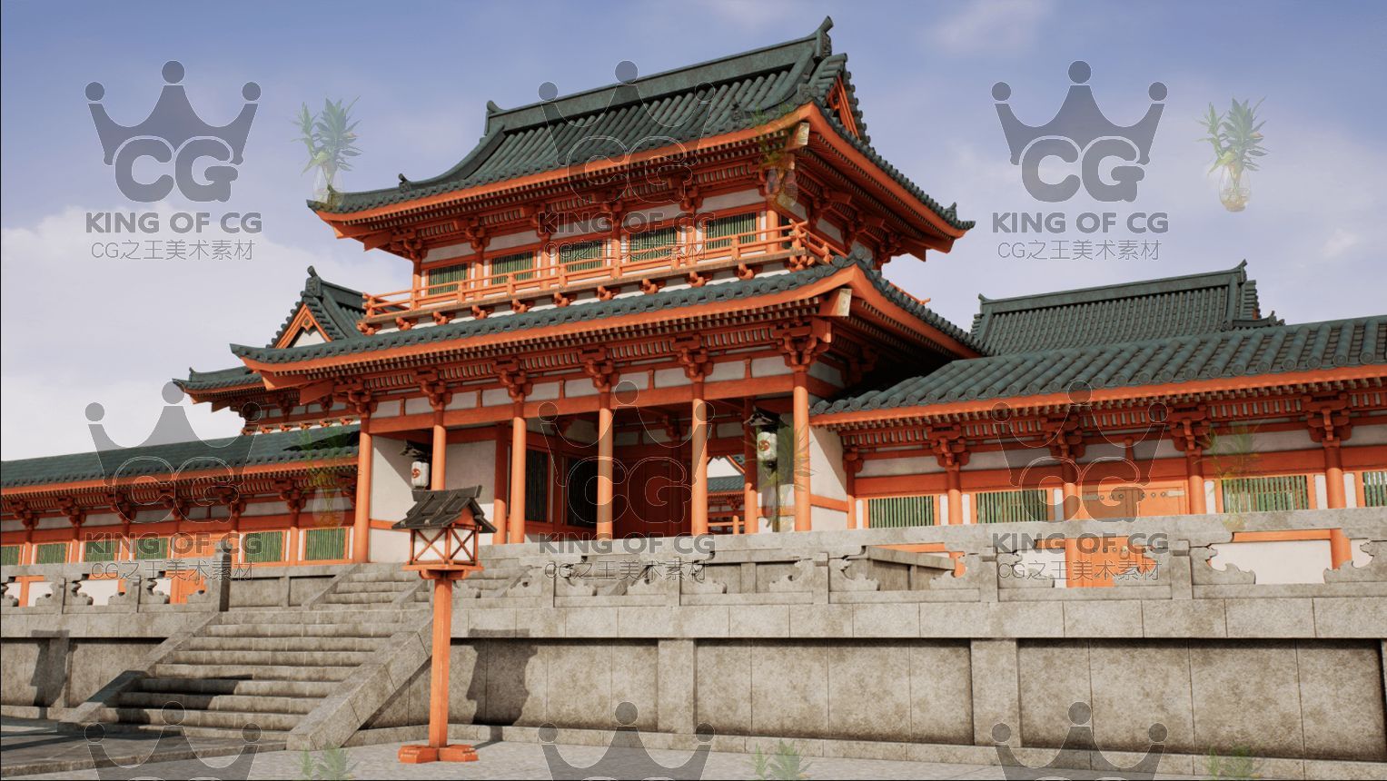 图片[25]-UE5虚幻4 40套中国风古风日式宫殿寺庙山脉古建筑仙侠武侠场景-cg男孩