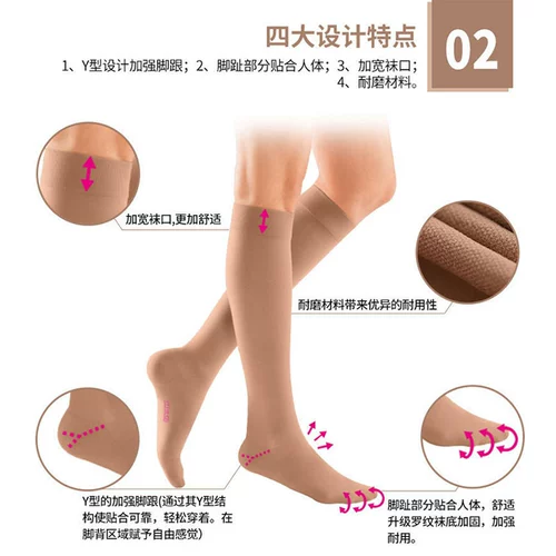 Германия Medi Medistel Vein Elastic Nocks Medical Second -Stress Stress Medical Care Medical Care Мужчины и женщины