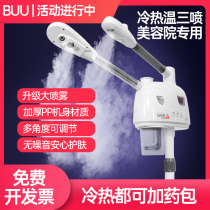 Hot and cold double jet steaming face Spray Machine Facial Water Replenishing water therapy Double pipe Cold Spray Thermal spray Cosmetic Yard special