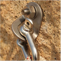 Rock climbing rock nail hanging piece 304 stainless steel expansion nail hanging piece fixed anchor point climbing protection equipment rock climbing pendant M