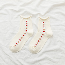 2 pairs of wow plug~buy it little Lolilo love crimped little flowers) Milk love milk love white