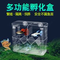 Guppy breeding box fry isolation box fish tank small fish tropical fish zebrafish hatching box tank external delivery room