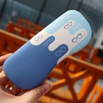 Myopia glasses case personality iron sheet anti-pressure creative cartoon boys and girls retro children Pressure Drop Eye box