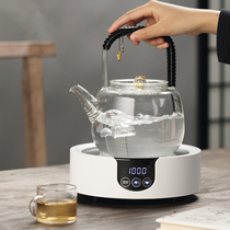 Glass pot tea kettle water kettle high temperature tea maker electric pottery stove automatic household Japanese steaming teapot set