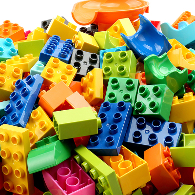 费乐大颗粒散装DIY儿童拼插积木一斤装