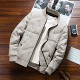 Демисезонный бархатный пуховик, бейсбольная утепленная модная куртка, утиный пух