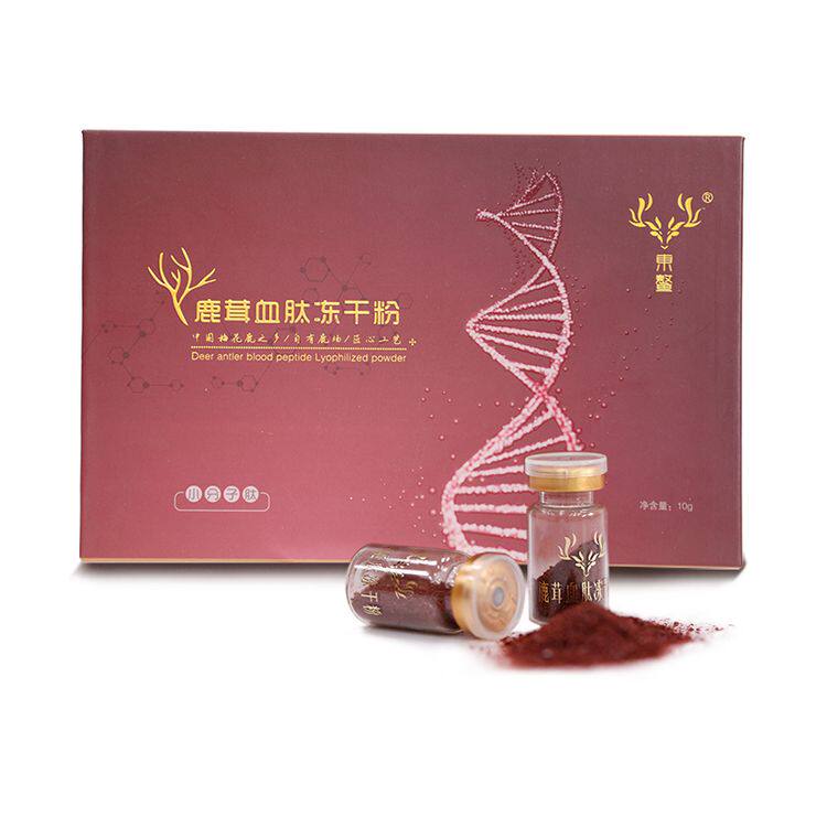 Dong'ao deer antler blood peptide freeze-dried powder 1g*10 bottles*6 boxes, gift box, TV shopping 244627