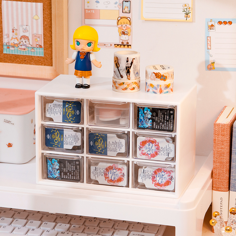 Day Throwing Beauty Pupil Containing Box Desktop Stationery Debris Shelve Contact Lenses Dorm Nine Palace Gerins Small Box