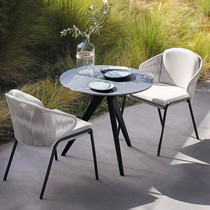Outdoor Leisure Table and Chair Combined Open-air Balcony Creative Chair Three Piece Garden Courtydra