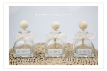 IO STUDIO Shimmer in the drizzle Rattan Wood aromatherapy with hand ceremony car room home lasting fragrance