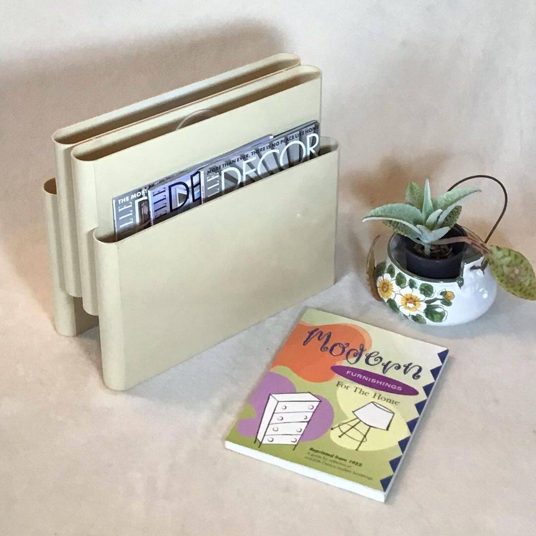 Middle ins Desk book rack Simple storage Decorative creative magazine rack Storage rack Transparent swing rack