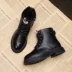 2019 mới Martin boots nữ mùa đông phong cách Anh bốt da mắt cá chân sinh viên giày cao gót đế dày tất cả các kết hợp giày bốt nữ - Kính râm