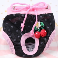 Шанхайский производитель Физиологические штаны Черный дно вишня-Q40-J32