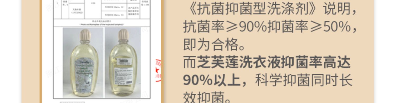 泰国芝芙莲洗衣液香味女士手洗抑菌洗内衣