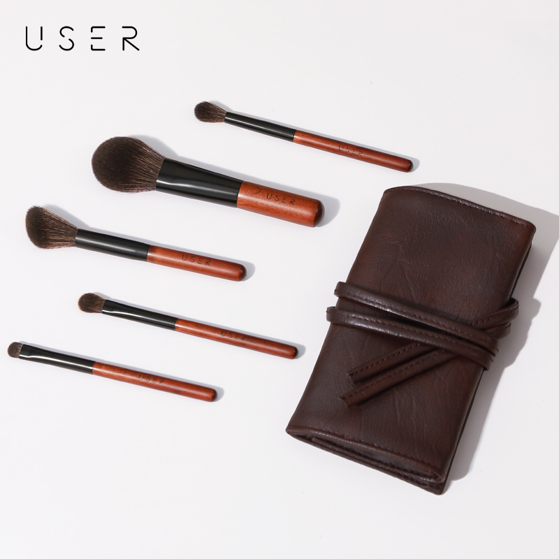 USER5 branch Pocket pocket series Makeup Brush Suit Portable Travel Fix Eye Shadow Powder Brushed Canton