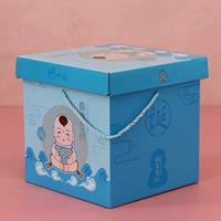 Синий Фубао поехал к мальчику