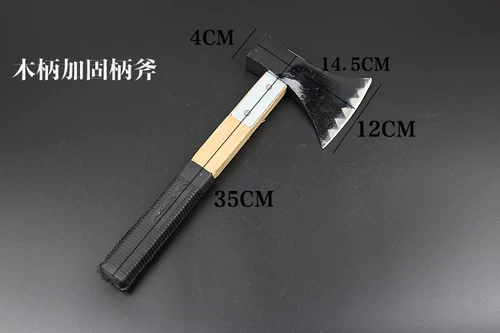 Древесный топор кемпинг Firewood Axe to Forge Axe, Деревянная ручка с двумя срезом, вырезанный опор
