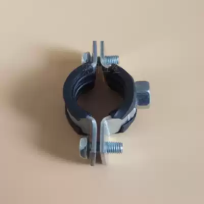 National standard heavy-duty thickened 2mmPPR iron pipe clamp PVC PE metal water supply pipe clamp hoop hanging buckle hoop fixed