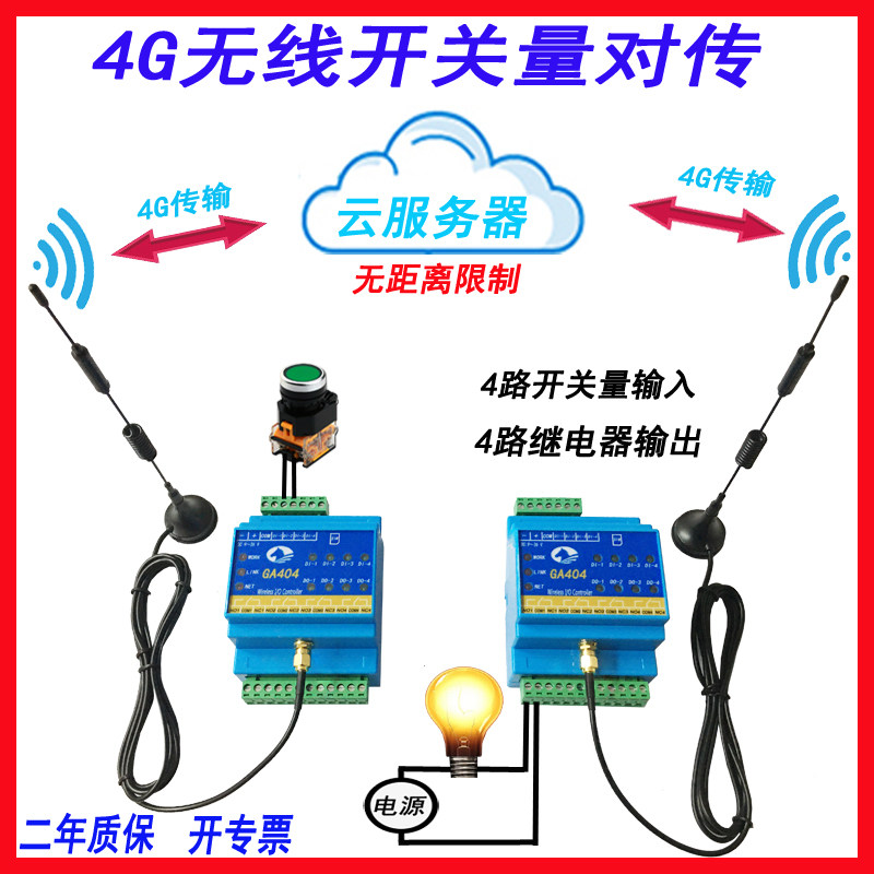 4g remote control switch to pass controller industrial card flow wireless transmission module relay remote control
