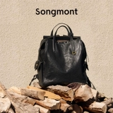 Songmont Рюкзак, кожаный универсальный маленький ноутбук подходит для мужчин и женщин, 14 дюймов