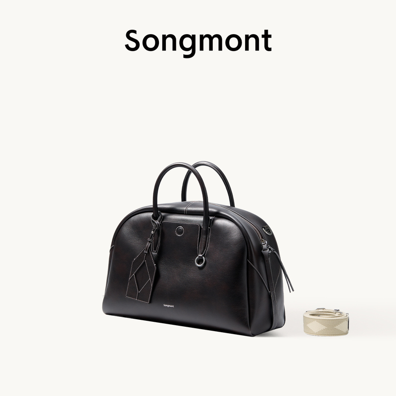 Songmont Yamashita Arimatsu Bowling Computer Bag Boston Travel Large Capacity Shoulder Handbag