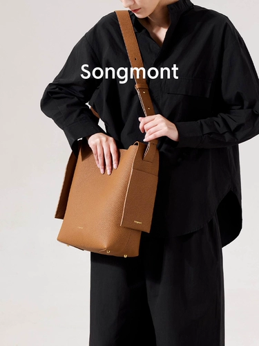 Льняная сумка, кожаная сумка на одно плечо для работы, из натуральной кожи