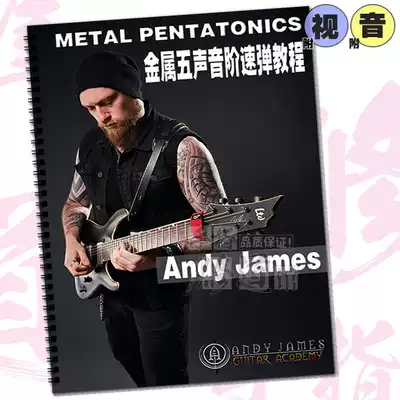 Metal Pentatonic scale Quick play tutorial Andy James Electric guitar textbook video teaching Rock guitar book