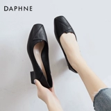 Черные высокие каблуки Дафна