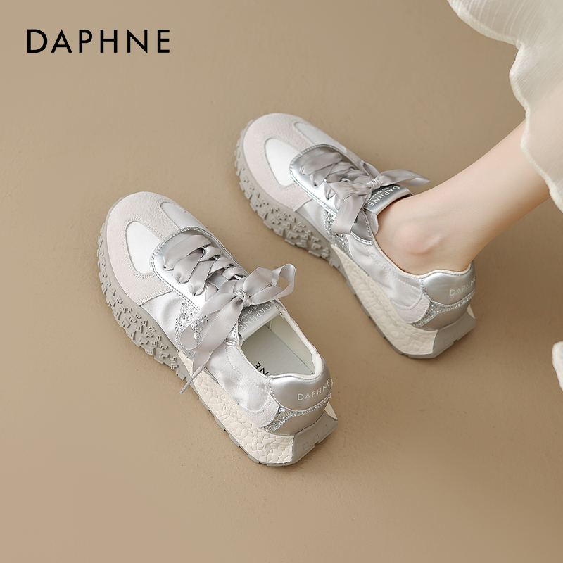 Daphne Silver Dexun シューズ レディース 2025年新作 夏 薄型 通気性 厚底 バレエ スニーカー ランニングシューズ
