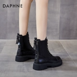 Martens, утепленные короткие сапоги в английском стиле, ботинки на платформе, из натуральной кожи, 2021 года, в британском стиле