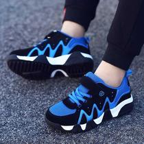  2 to 12 years old 11 boys casual shoes Ten children wear five six seven and eight-year-old boys shoes black running shoes 4 spring and autumn 3