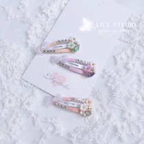 Lily studio handmade pet Headdress Teddy Yorkshire Shih Tzu Maltese Japanese Flower BB clip