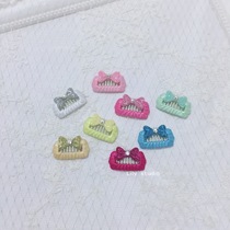 Lilystudio handmade pet hair clamp comb with butterfly bow bb clamping hair clip Yorkshimarzis