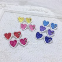 Lilystudio handmade pet hairpin coloured lace-loving headdress for Yorkshima Marzis