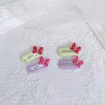 Lily studio handmade pet headdress Teddy York Marzis Point Butterfly Bow Clamp Clamp